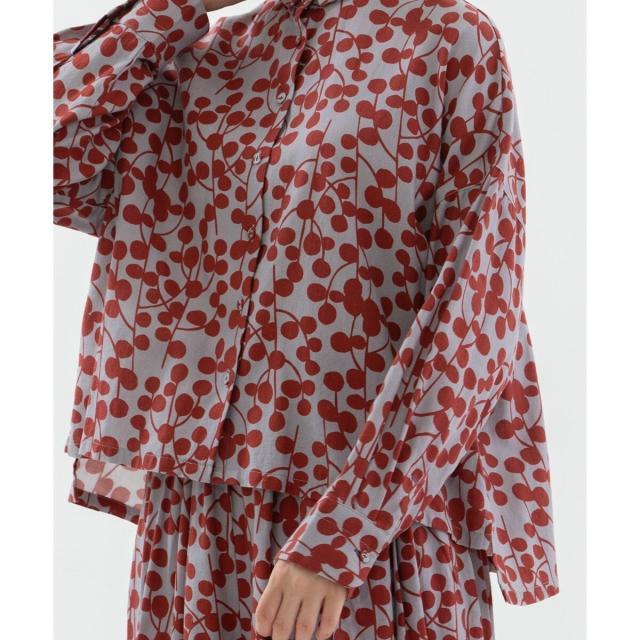 ノップドゥノッド（nop de nod）/ビエラユーカリプリントシャツ