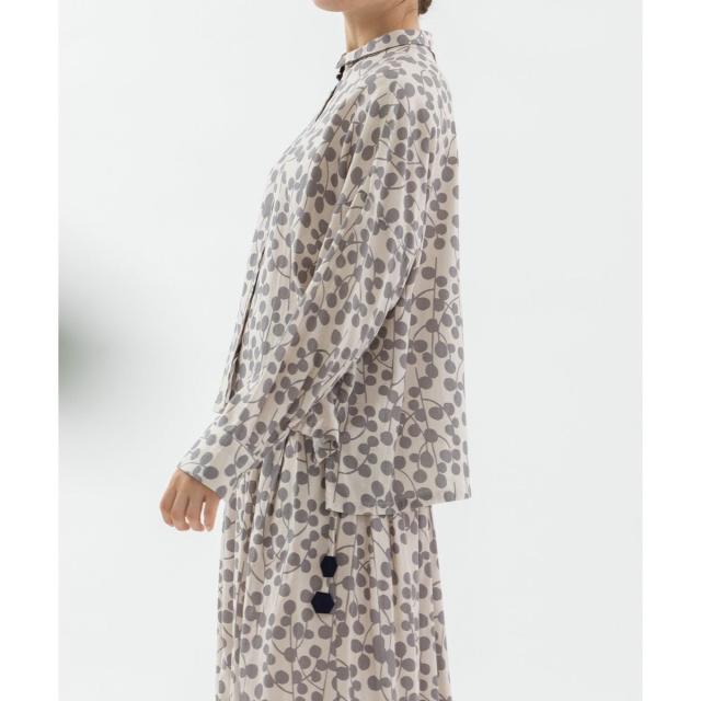 ノップドゥノッド（nop de nod）/ビエラユーカリプリントシャツ ノップドゥノッド（nop de nod）/ビエラユーカリプリントシャツ