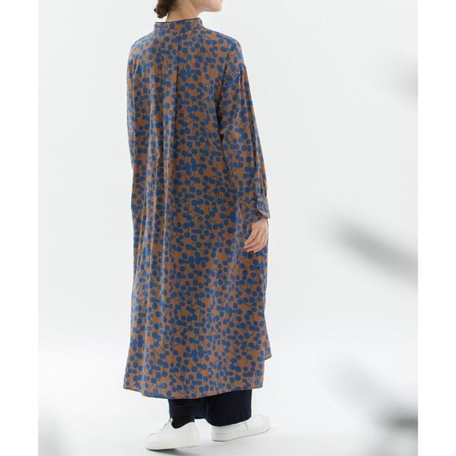 nop de nod タグ付き　ビエラユーカリプリントスタンドカラーワンピース ノップドゥノッド（nop de nod）/ビエラユーカリプリントスタンド