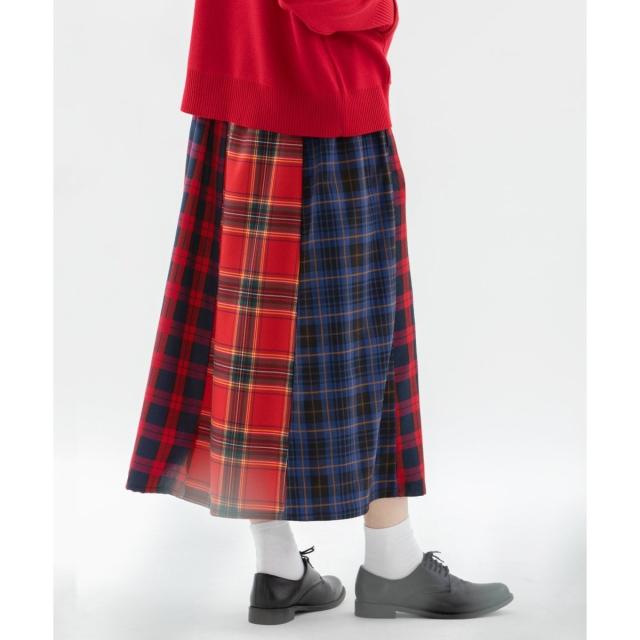 ノップドゥノッド（nop de nod）/Cornet miscチェックスカート