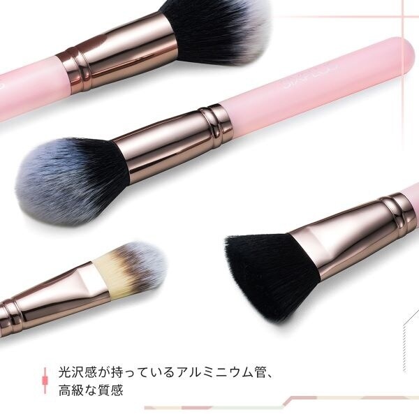 シックスプラス　SIXPLUS メイクブラシ　15本セット　ピンク 楽天市場】【公式】SIX PLUS ロマンチックなピンク色メイク