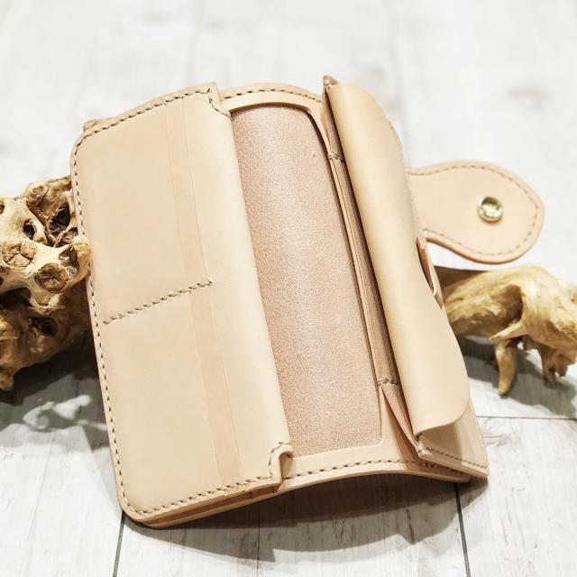 ウインズハウス（WINS HOUSE）/オールハンドメイド (手縫い)1＄コイン付／長財布／日本製_14