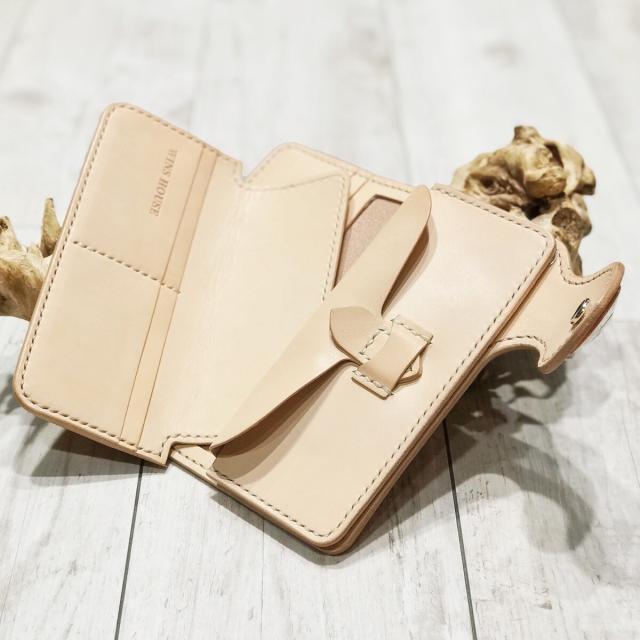 ウインズハウス（WINS HOUSE）/オールハンドメイド (手縫い)1＄コイン付／長財布／日本製_18