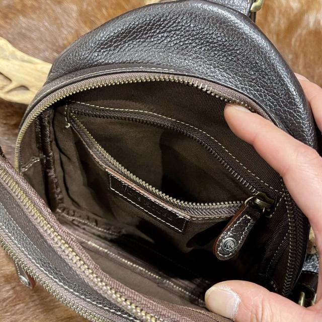 ウインズハウス（WINS HOUSE）/【 Web 限定 価格 】 シュリンクレザー ショルダーバッグ / 牛革_17