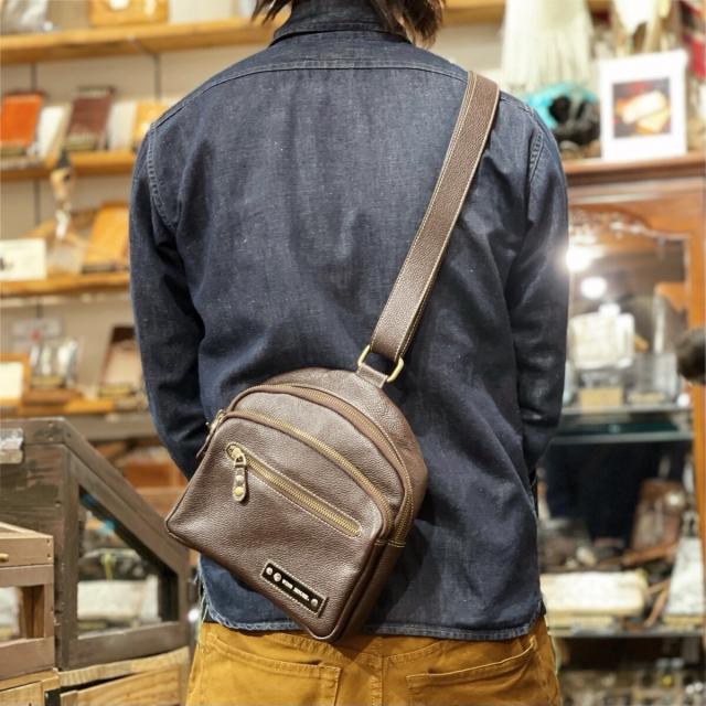 ウインズハウス（WINS HOUSE）/【 Web 限定 価格 】 シュリンクレザー ショルダーバッグ / 牛革_8