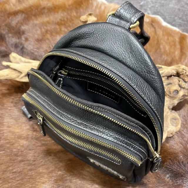 ウインズハウス（WINS HOUSE）/【 Web 限定 価格 】 シュリンクレザー ショルダーバッグ / 牛革_4