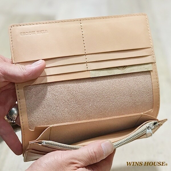 ウインズハウス（WINS HOUSE）/オイルレザー長財布 牛革 日本製 ロング