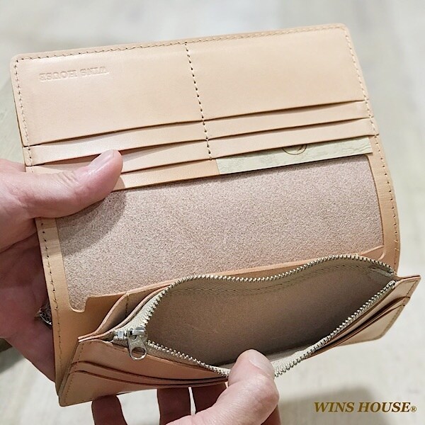 ウインズハウス（WINS HOUSE）/オイルレザー長財布 牛革 日本製 ロング