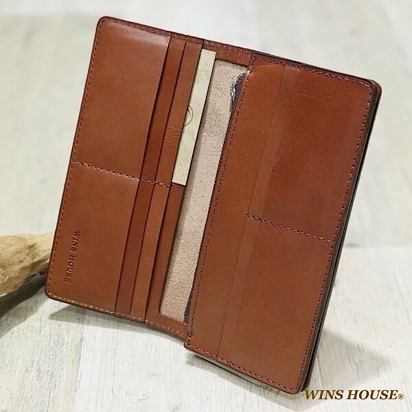 ウインズハウス（WINS HOUSE）/オイルレザー長財布 牛革 日本製 ロング