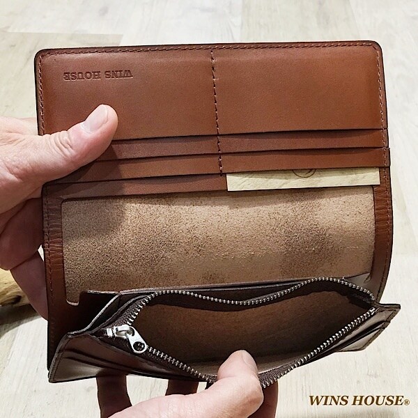 ウインズハウス（WINS HOUSE）/オイルレザー長財布 牛革 日本製 ロング
