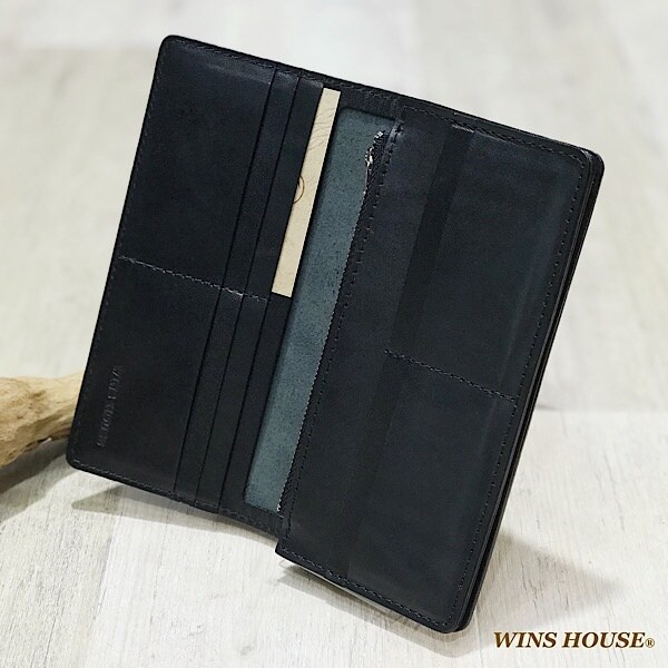 ウインズハウス（WINS HOUSE）/オイルレザー長財布 牛革 日本製 ロング
