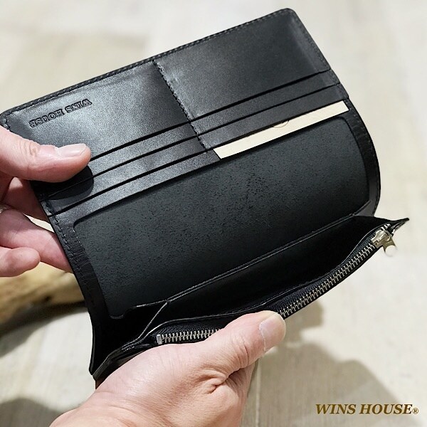 ウインズハウス（WINS HOUSE）/オイルレザー長財布 牛革 日本製 ロング