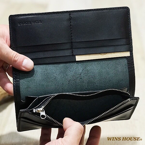 ウインズハウス（WINS HOUSE）/オイルレザー長財布 牛革 日本製 ロング