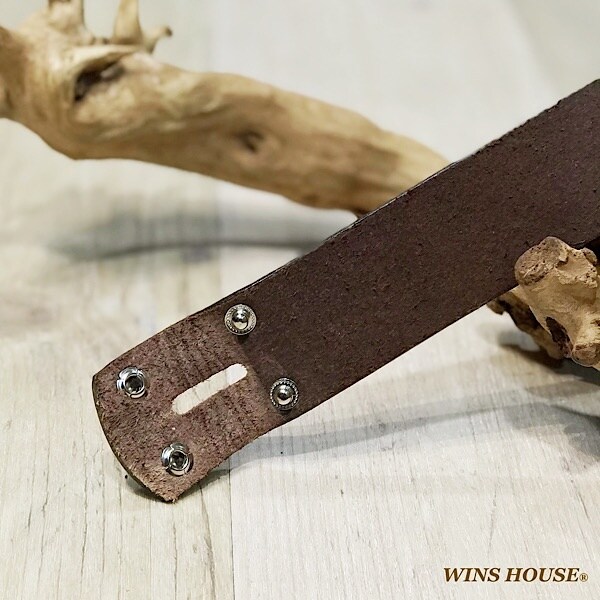 ウインズハウス（WINS HOUSE）/肩先なめし革 胴締め / 牛皮 / 1枚革 / 日本製 /40粍幅 40in