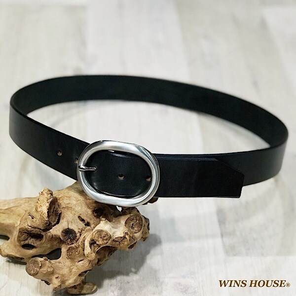 ウインズハウス（WINS HOUSE）/肩先なめし革 胴締め / 牛皮 / 1枚革 / 日本製 /40粍幅 40in