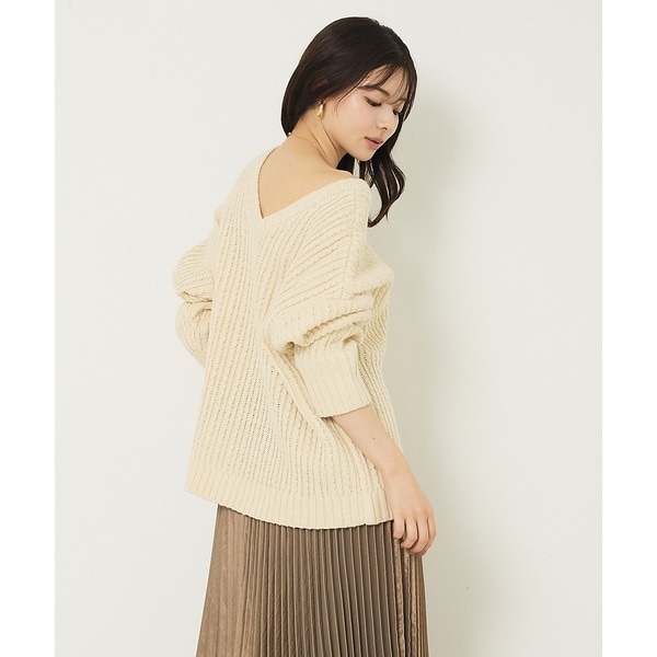 アバハウス マヴィ（abahouse mavie）/ローゲージ2WAYニット