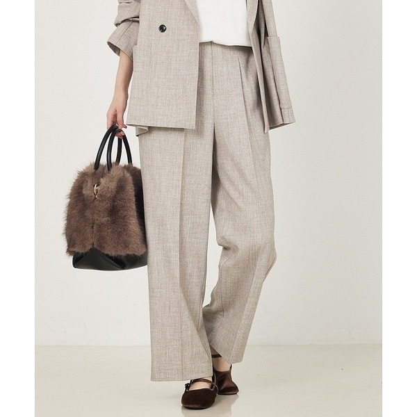 アバハウス マヴィ（abahouse mavie）/【セットアップ対応】TRストレッチタックセミワイドパンツ