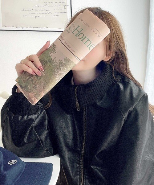 クラシカルエルフ（Classical Elf）/《Javaジャバコラボ》質感に一目惚れ。リブタートル フェイクレザージャケット