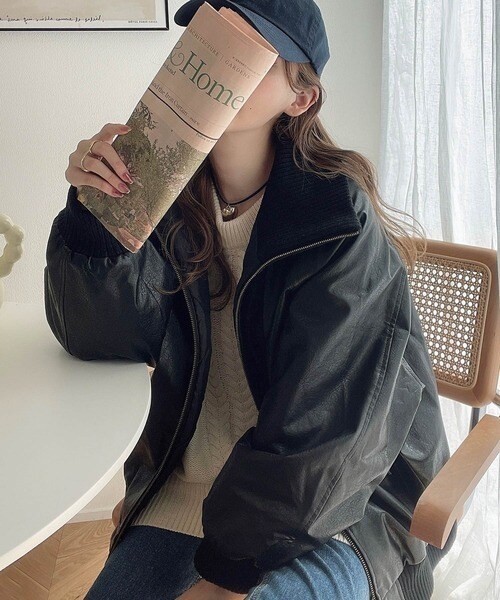 クラシカルエルフ（Classical Elf）/《Javaジャバコラボ》質感に一目惚れ。リブタートル フェイクレザージャケット