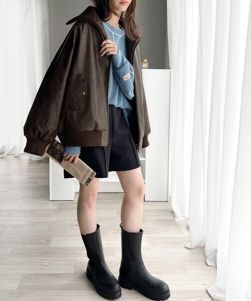 クラシカルエルフ（Classical Elf）/《Javaジャバコラボ》質感に一目惚れ。リブタートル フェイクレザージャケット