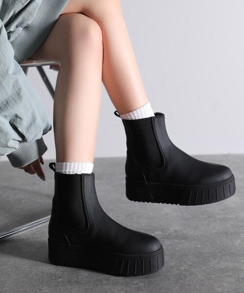 クラシカルエルフ（Classical Elf）/《JaVaジャバ コラボ》秋冬のトレンドアイテム！厚底ソールサイドゴアチェルシーブーツ