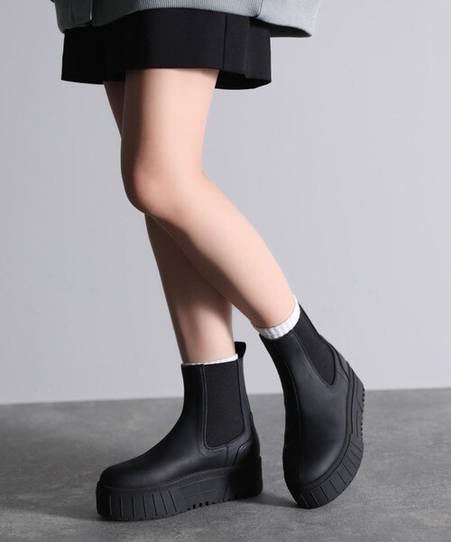 クラシカルエルフ（Classical Elf）/《JaVaジャバ コラボ》秋冬のトレンドアイテム！厚底ソールサイドゴアチェルシーブーツ