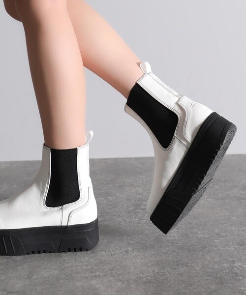 クラシカルエルフ（Classical Elf）/《JaVaジャバ コラボ》秋冬のトレンドアイテム！厚底ソールサイドゴアチェルシーブーツ