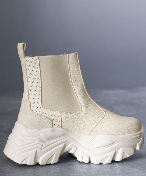 クラシカルエルフ（Classical Elf）/《JAVAジャバコラボ》足元からお洒落を楽しむ！厚底ソールサイドゴアショートブーツ