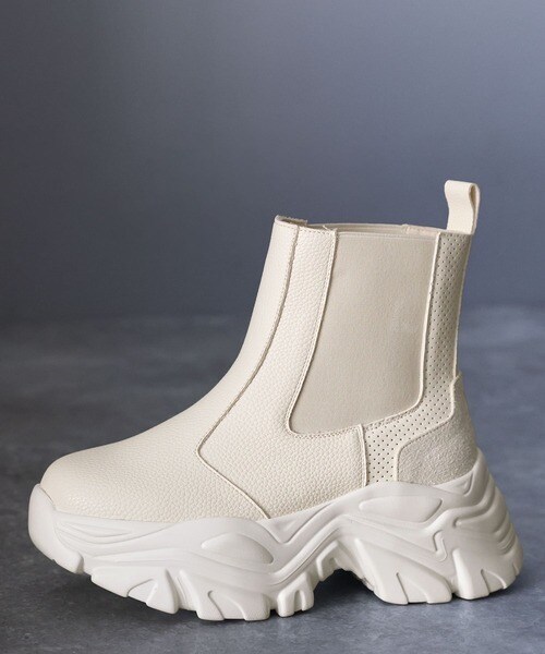 クラシカルエルフ（Classical Elf）/《JAVAジャバコラボ》足元からお洒落を楽しむ！厚底ソールサイドゴアショートブーツ