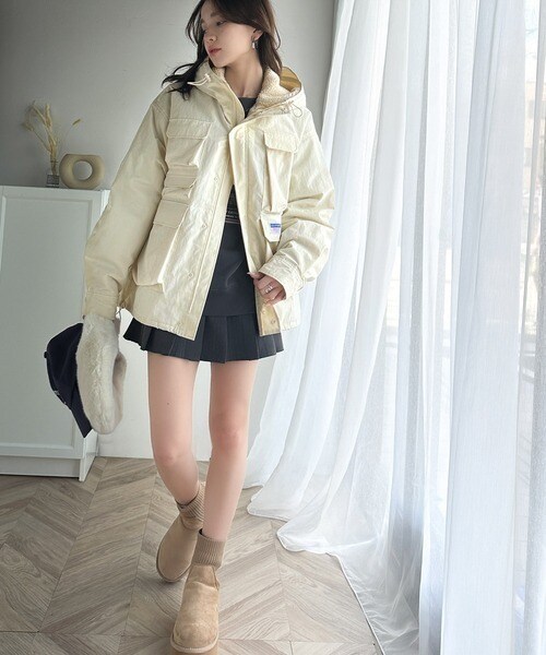 クラシカルエルフ（Classical Elf）/《JaVa ジャバコラボ》レトロなデザインが決め手。裏ボアアウトポケットマウンテンパーカー