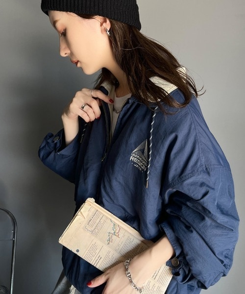 クラシカルエルフ（Classical Elf）/《Javaジャバコラボ》こだわり配色でスポーツMIXコーデが叶う。胸刺繍×襟配色ブルゾン