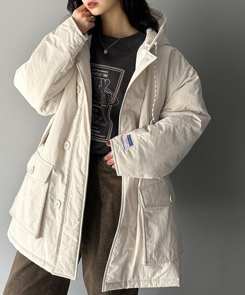 クラシカルエルフ（Classical Elf）/《Javaジャバコラボ》カジュアル派もキレイめ派も注目。bigポケットフード付き中綿ブルゾン