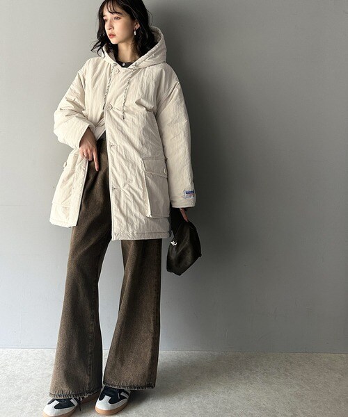 クラシカルエルフ（Classical Elf）/《Javaジャバコラボ》カジュアル派もキレイめ派も注目。bigポケットフード付き中綿ブルゾン