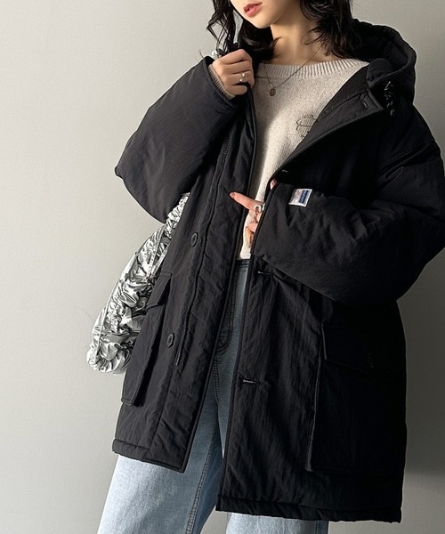 クラシカルエルフ（Classical Elf）/《Javaジャバコラボ》カジュアル派もキレイめ派も注目。bigポケットフード付き中綿ブルゾン