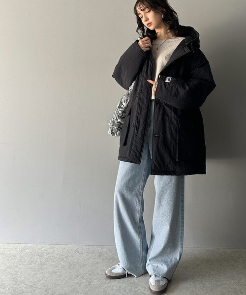 クラシカルエルフ（Classical Elf）/《Javaジャバコラボ》カジュアル派もキレイめ派も注目。bigポケットフード付き中綿ブルゾン