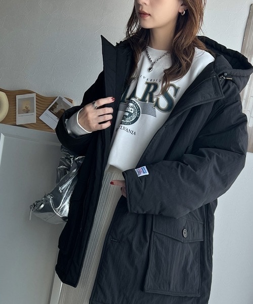 クラシカルエルフ（Classical Elf）/《Javaジャバコラボ》カジュアル派もキレイめ派も注目。bigポケットフード付き中綿ブルゾン