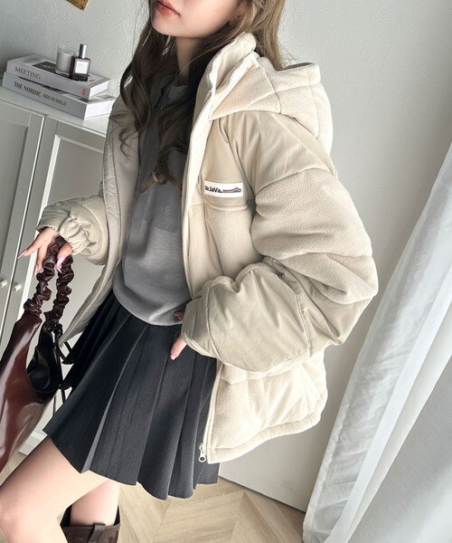 クラシカルエルフ（Classical Elf）/《Javaジャバコラボ》こなれ感をプラス。フリース異素材ドッキング中綿アウター