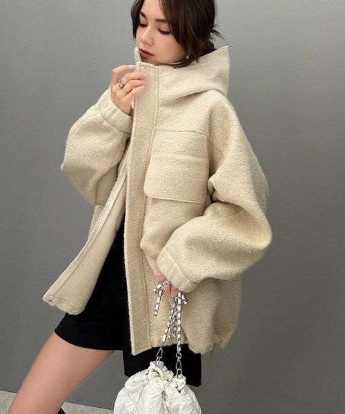 クラシカルエルフ（Classical Elf）/《JaVa ジャバコラボ》大人の高見えカジュアル。テディシャギービッグフードブルゾン