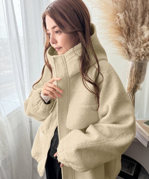 クラシカルエルフ（Classical Elf）/《JaVa ジャバコラボ》大人の高見えカジュアル。テディシャギービッグフードブルゾン