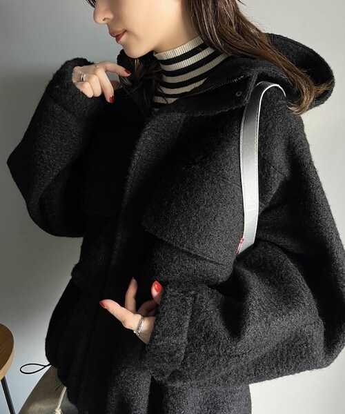 クラシカルエルフ（Classical Elf）/《JaVa ジャバコラボ》大人の高見えカジュアル。テディシャギービッグフードブルゾン