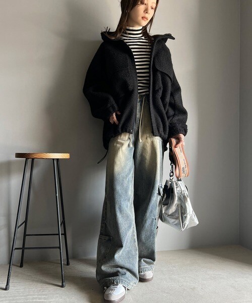 クラシカルエルフ（Classical Elf）/《JaVa ジャバコラボ》大人の高見えカジュアル。テディシャギービッグフードブルゾン