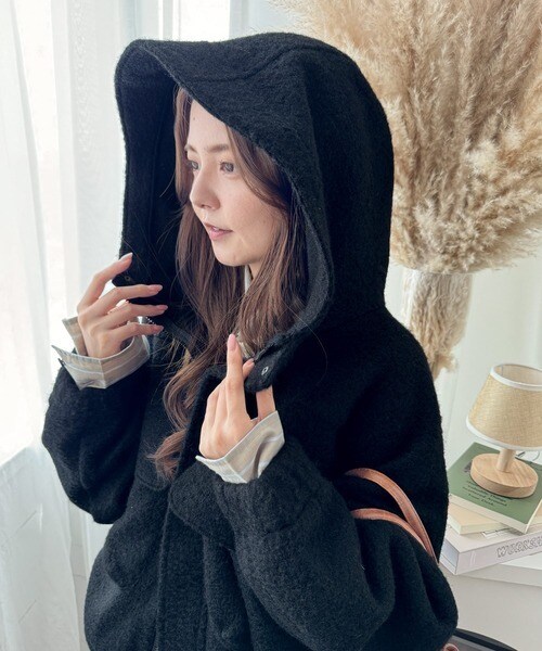 クラシカルエルフ（Classical Elf）/《JaVa ジャバコラボ》大人の高見えカジュアル。テディシャギービッグフードブルゾン