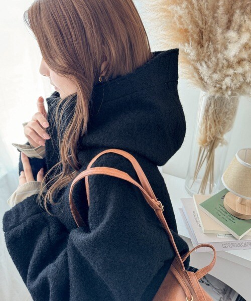 クラシカルエルフ（Classical Elf）/《JaVa ジャバコラボ》大人の高見えカジュアル。テディシャギービッグフードブルゾン