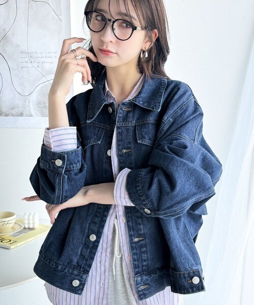 クラシカルエルフ（Classical Elf）/《Javaジャバコラボ》羽織るだけでこなれ見え。コクーンシルエットビッグGジャン