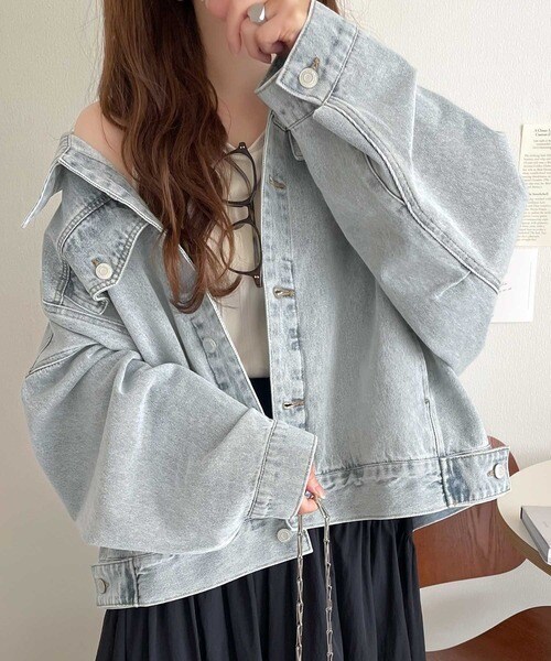 クラシカルエルフ（Classical Elf）/《Javaジャバコラボ》羽織るだけでこなれ見え。コクーンシルエットビッグGジャン