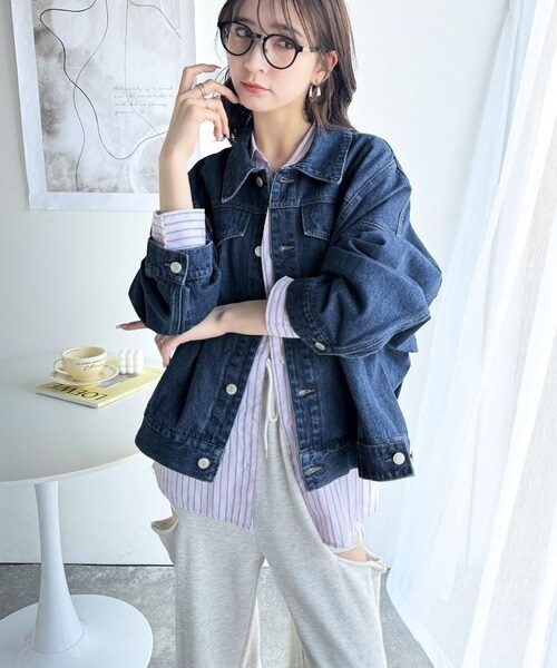 クラシカルエルフ（Classical Elf）/《Javaジャバコラボ》羽織るだけでこなれ見え。コクーンシルエットビッグGジャン