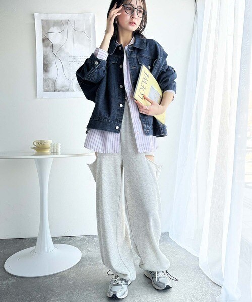 クラシカルエルフ（Classical Elf）/《Javaジャバコラボ》羽織るだけでこなれ見え。コクーンシルエットビッグGジャン