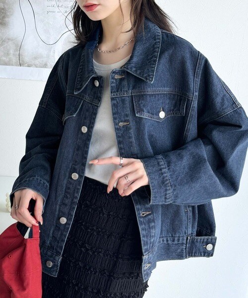 クラシカルエルフ（Classical Elf）/《Javaジャバコラボ》羽織るだけでこなれ見え。コクーンシルエットビッグGジャン