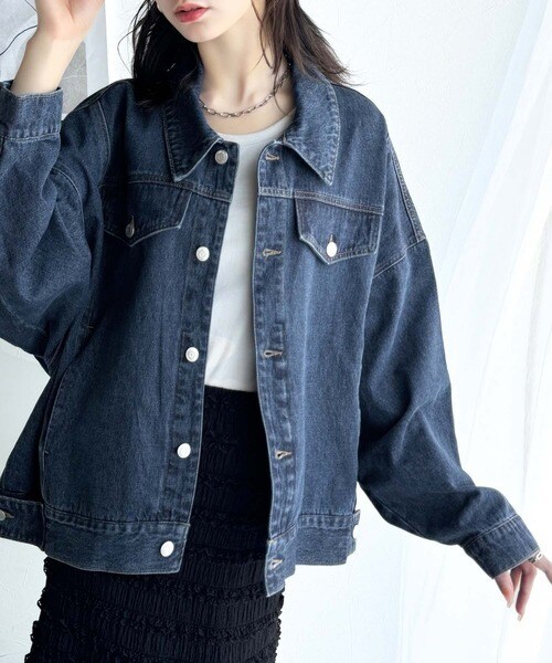 クラシカルエルフ（Classical Elf）/《Javaジャバコラボ》羽織るだけでこなれ見え。コクーンシルエットビッグGジャン