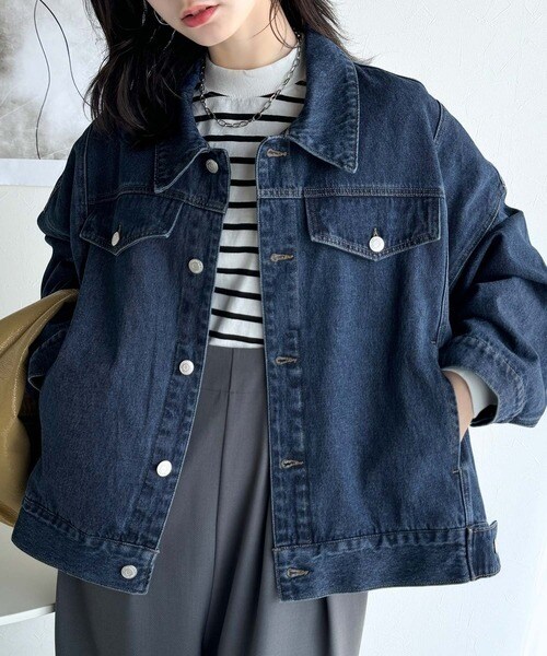 クラシカルエルフ（Classical Elf）/《Javaジャバコラボ》羽織るだけでこなれ見え。コクーンシルエットビッグGジャン